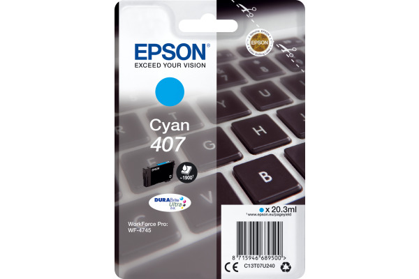 EPSON Tintenpatrone L cyan T07U240 WF-4745 1900 Seiten