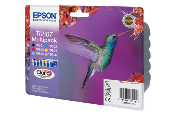 EPSON Multipack Tinte 6-color T080740 Stylus Photo R265