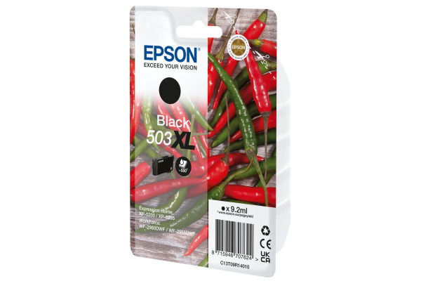 EPSON Tintenpatrone 503XL schwarz T09R14010 WF-2960/65 550 Seiten