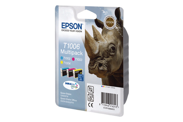 EPSON Multipack Tinte CMY T100640 Stylus SX600 33.3ml