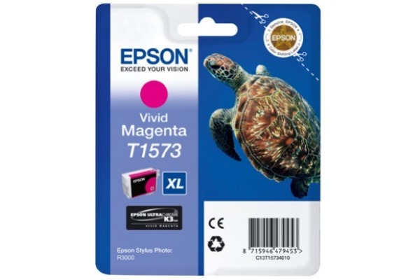 EPSON Tintenpatrone vivid magenta T157340 Stylus Photo R3000 26ml