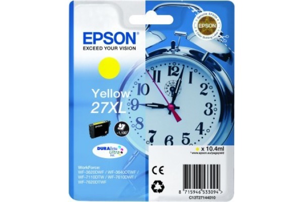 EPSON Tintenpatrone XL yellow T271440 WF 3620/7620 1100 Seiten
