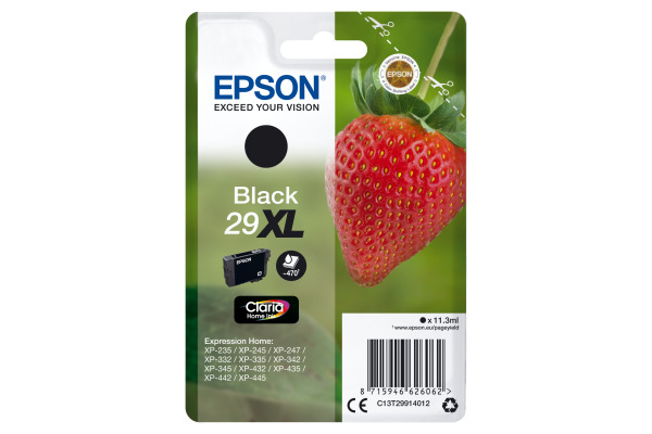 EPSON Tintenpatrone XL schwarz T299140 XP-235/335/435 470 Seiten