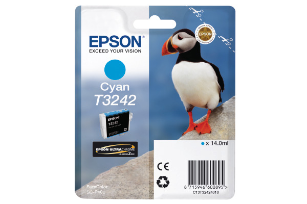 EPSON Tintenpatrone cyan T324240 SureColor SC-P400 14ml