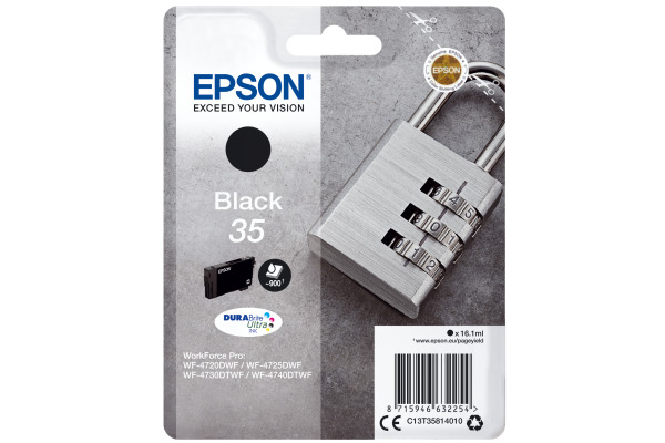 EPSON Tintenpatrone schwarz T358140 WF-4720/4725DWF 900 Seiten