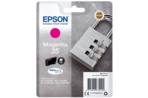 EPSON Tintenpatrone magenta T358340 WF-4720/4725DWF 650 Seiten