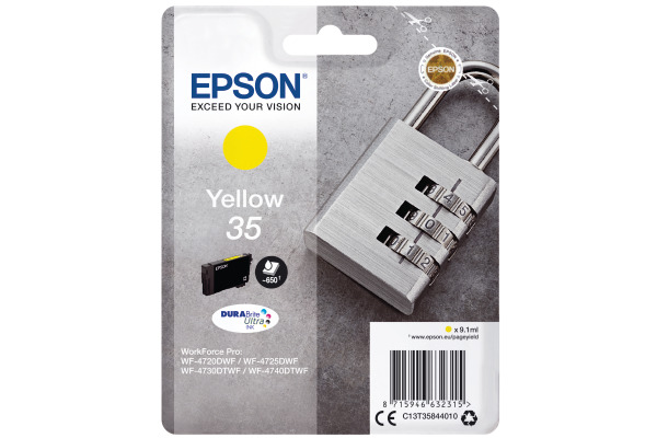 EPSON Tintenpatrone yellow T358440 WF-4720/4725DWF 650 Seiten