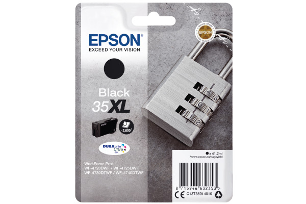 EPSON Tintenpatrone XL schwarz T359140 WF-4720/4725DWF 2600 Seiten