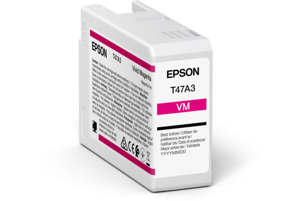 EPSON Tintenpatrone vivid magenta T47A300 SureColor SC-P900 50ml