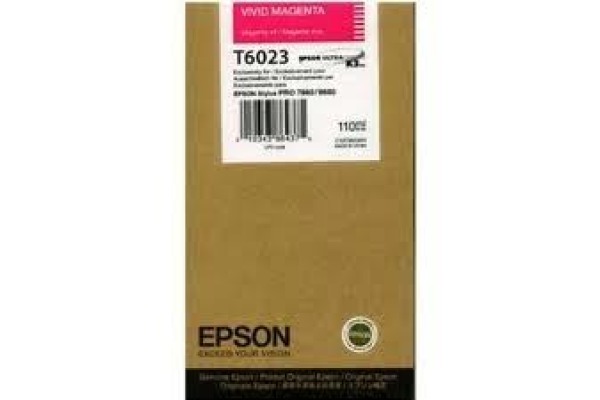 EPSON Tintenpatrone vivid magenta T602300 Stylus Pro 7880/9880 110ml