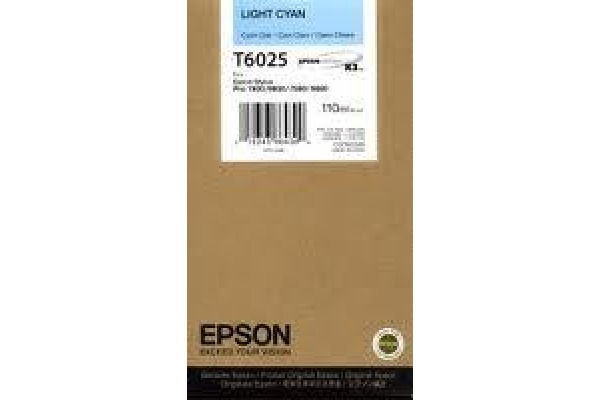 EPSON Tintenpatrone light cyan T602500 Stylus Pro 7880/9880 110ml