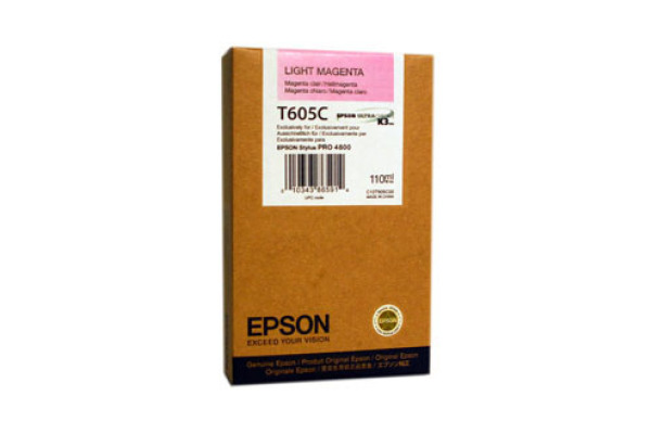 EPSON Tintenpatrone light magenta T605C00 Stylus Pro 4800 110ml