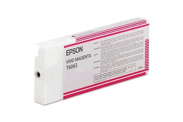 EPSON Tintenpatrone vivid magenta T606300 Stylus Pro 4880 220ml