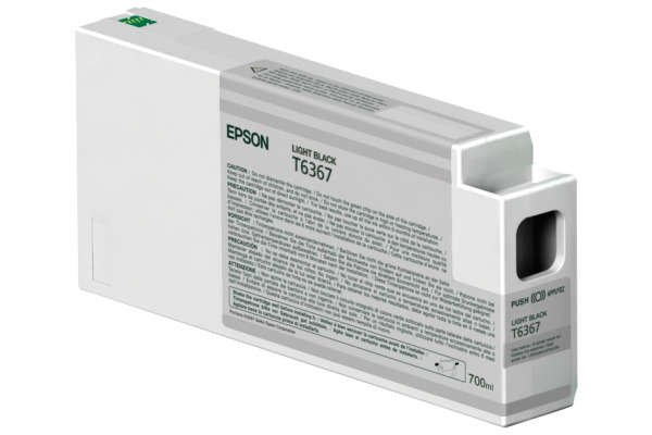 EPSON Tintenpatrone light schwarz T636700 Stylus Pro 7900/9900 700ml