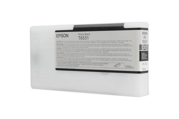 EPSON Tintenpatrone photo schwarz T653100 Stylus Pro 4900 200ml
