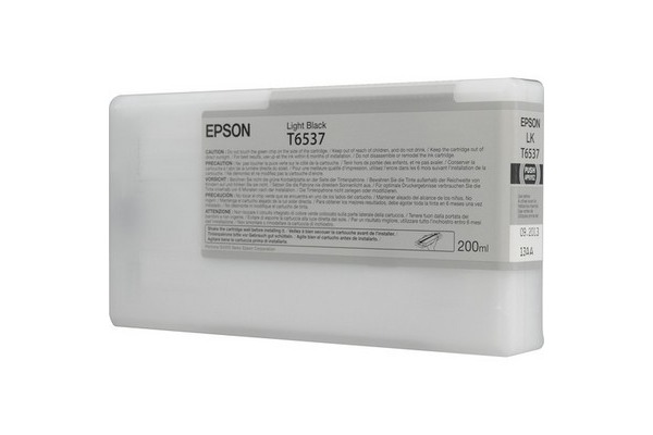 EPSON Tintenpatrone light schwarz T653700 Stylus Pro 4900 200ml