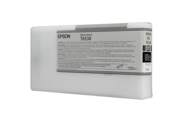 EPSON Tintenpatrone matte schwarz T653800 Stylus Pro 4900 200ml