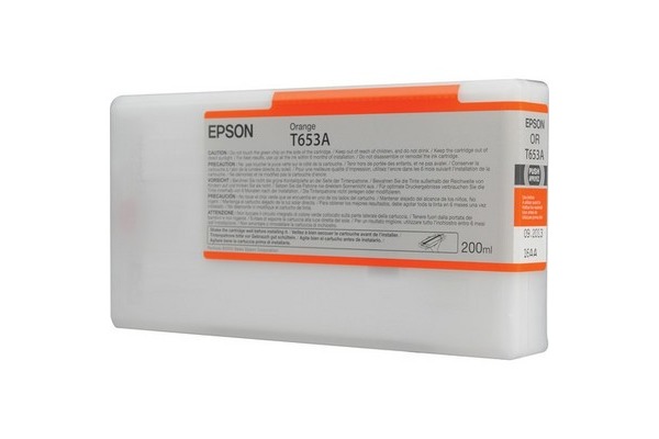 EPSON Tintenpatrone orange T653A00 Stylus Pro 4900 200ml