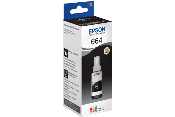 EPSON Tintenbehälter 664 schwarz T664140 EcoTank L355/L555 4000 Seiten