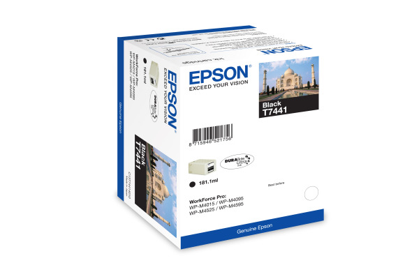 EPSON Tintenpatrone XL schwarz T74414010 WP M4000/4500 10´000 Seiten