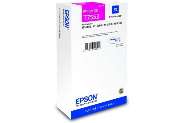 EPSON Tintenpatrone XL magenta T755340 WF 8010/8090 4000 Seiten