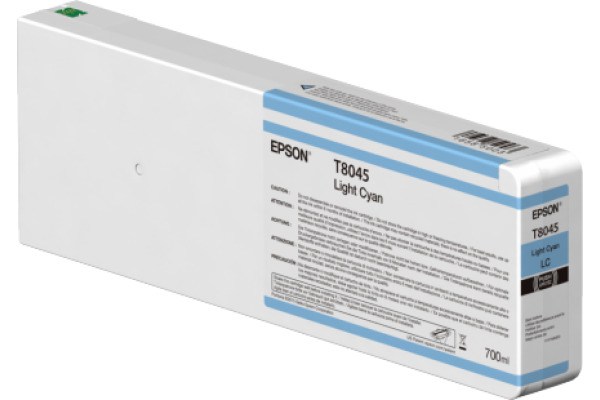EPSON Tintenpatrone light cyan T804500 SC-P 6000 STD 700ml