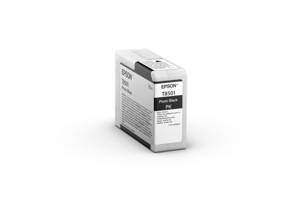 EPSON Tintenpatrone photo schwarz T850100 SureColor SC-P800 80ml