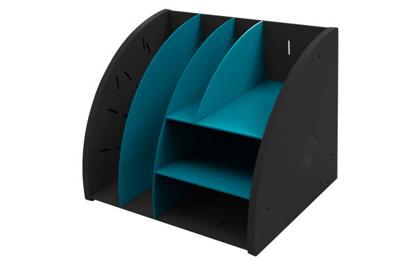EXACOMPTA Desktop Organizer NEO DECO 394505D schwarz/blaugrün