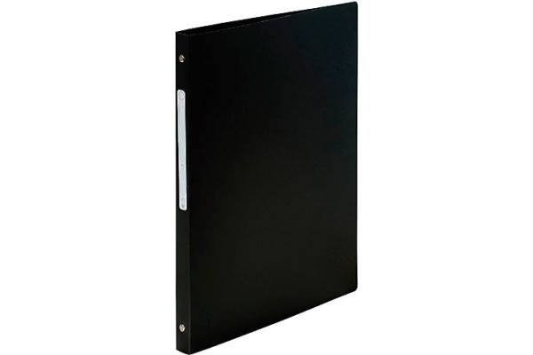EXACOMPTA Ringbuch PP 4-Ring Mechanik DIN A4 schwarz blickdicht