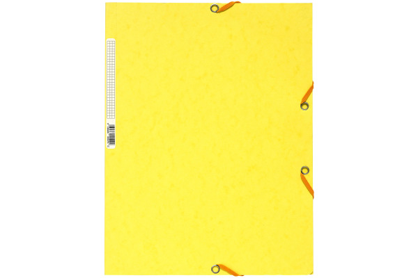 EXACOMPTA Eckspannermappe, DIN A4, Karton, zitrusgelb