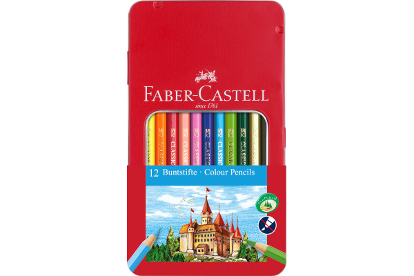 FABER-CA Farbstifte Classic Colour 115801 ass. 12 Stück