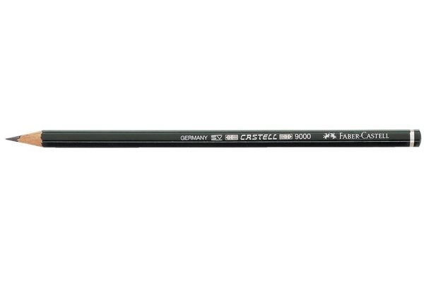 FABER-CA. Bleistift CASTELL 9000 B 119001