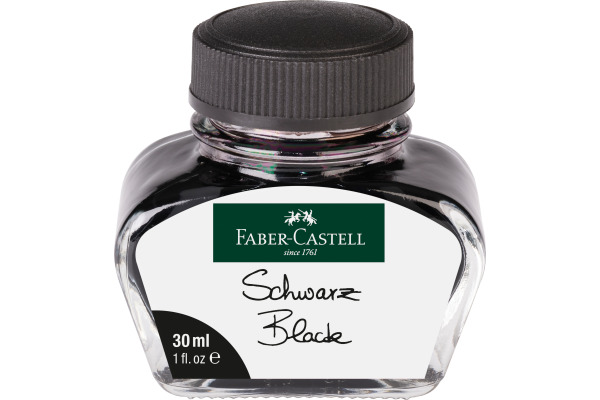 FABER-CASTELL Tintenglas 30ml 149854 schwarz
