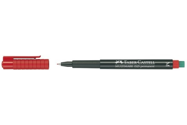 FABER-CASTELL OHP MULTIMARK M 152521 rot perm.