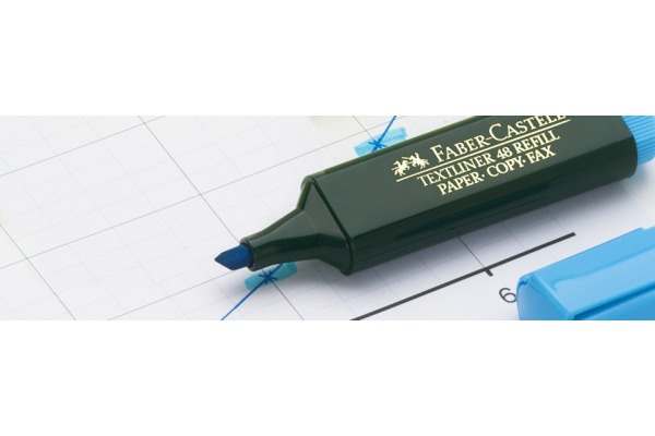FABER-CASTELL Textmarker Textliner 48 154804 4-farbig ass.