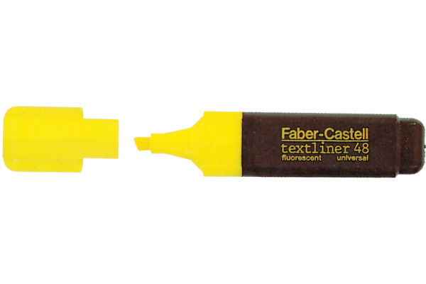 FABER-CASTELL Textmarker TL 48 1-5mm 154807 gelb
