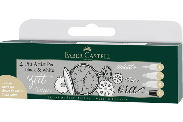 FABER-CASTELL Pitt Artist Pen 167151 black &amp;amp;...