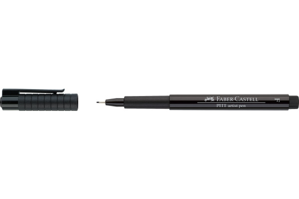 FABER-CA. Pitt Artist Pen F 0.45-0.55mm 167299 schwarz