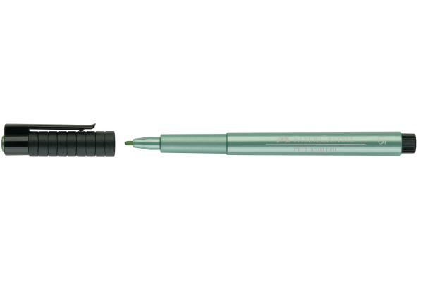 FABER-CA. Pitt Artist Pen 1,5mm 167394 grün-metallic