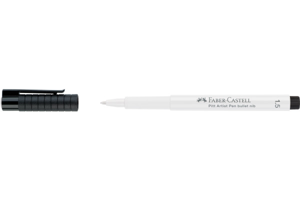 FABER-CA. Pitt Artist Pen 1.5mm 167893 weiss