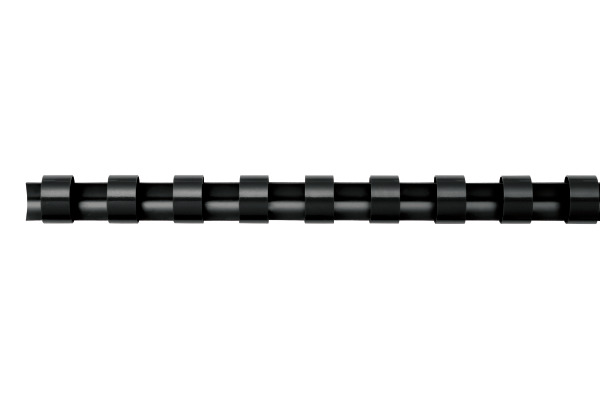 FELLOWES Plastikbinderücken 8 mm A4 5345707 schwarz, rund 100 Stück