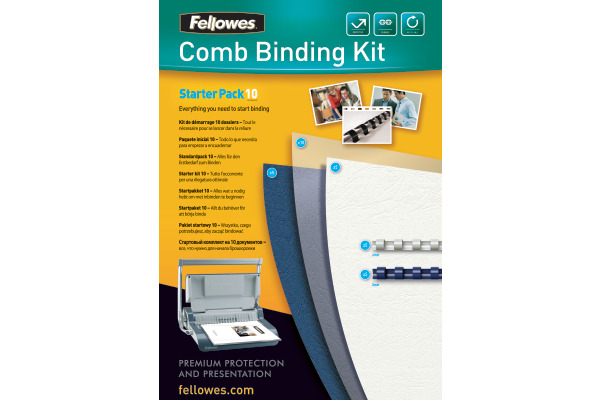 FELLOWES Starterkit für 10 Dokumente 5371701 Binding Kit