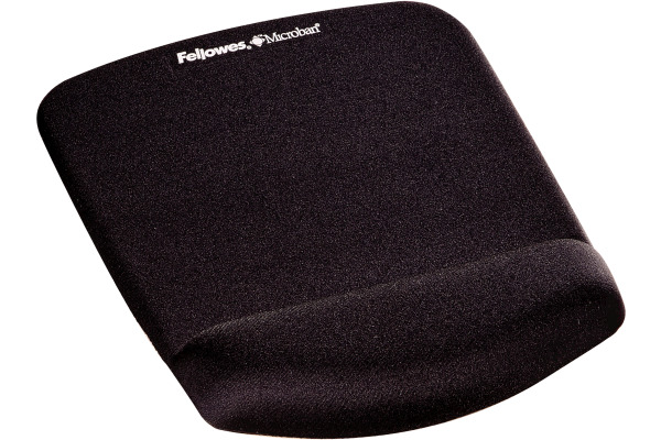 FELLOWES Mausmatte Plushtouch 9252003 schwarz,mit Handgelenkauflage