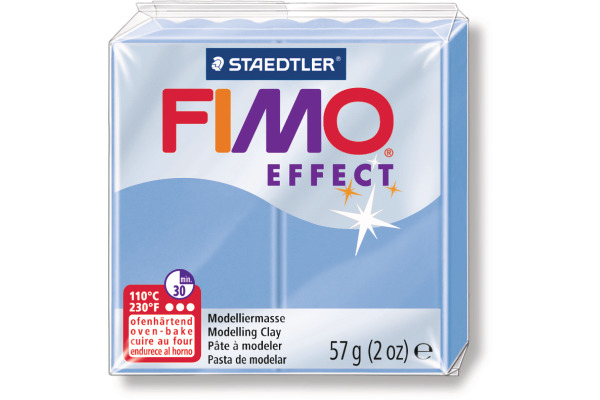 FIMO Modelliermasse soft 8020-386 Edelstein blau-achat 57g