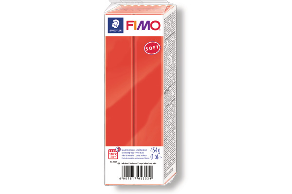 FIMO Modelliermasse soft 8021-24 indischrot 454g
