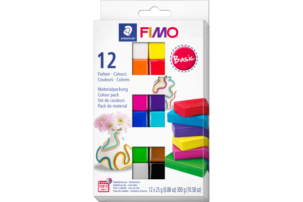 FIMO Modelliermasse Soft 12x25g 8023C12-1 Basic