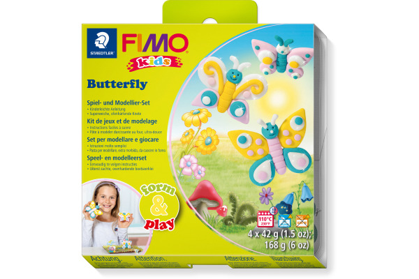 FIMO Kids form&play 4x42g 803410LY Set Butterfly