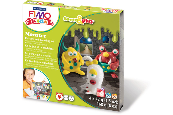 FIMO form&play 4x42g 803411LY Set Monster