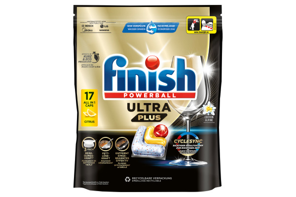FINISH Ultra Plus All-in-1 3314387 Citrus, 17 Waschgänge