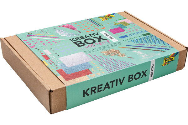FOLIA Kreativ Box 937 Glitter Mix, über 900 Teile